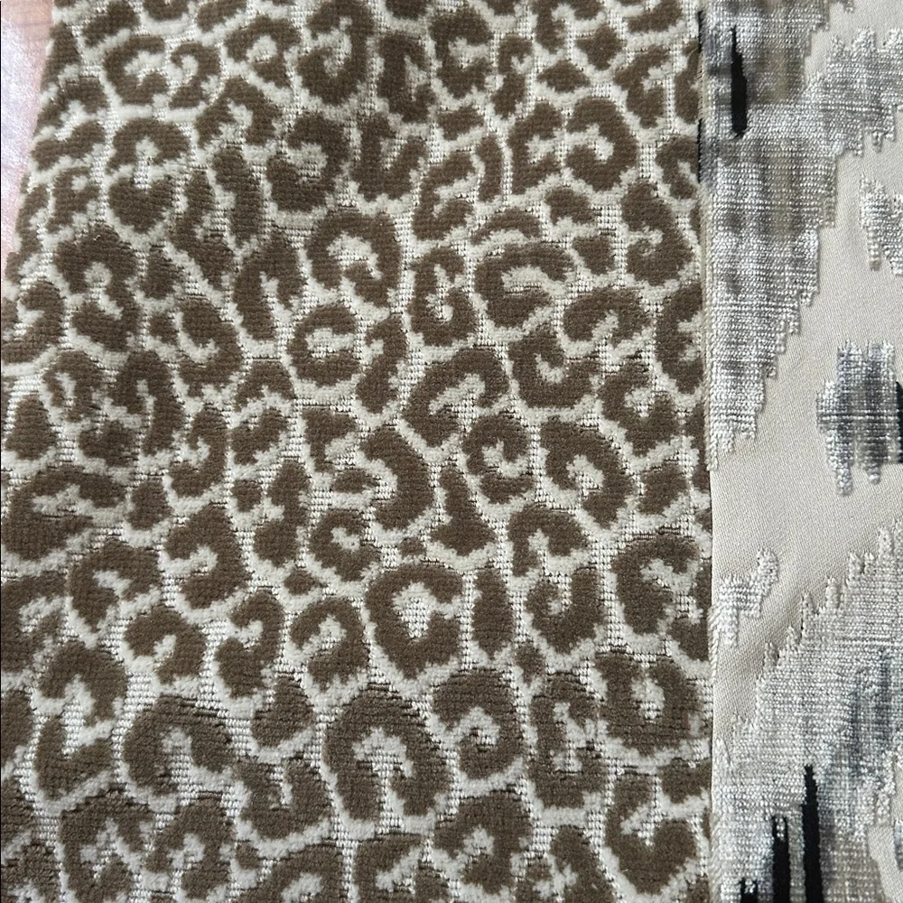 William Sonoma Ikat Velvet Lumbar pillow Cover